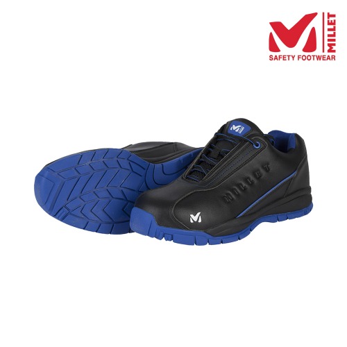 밀레 세이프티 M-002 안전화 4인치 (블랙&amp;블루) 최가도매몰 사업자를 위한 도매몰 | 안전화 산업안전용품 도매