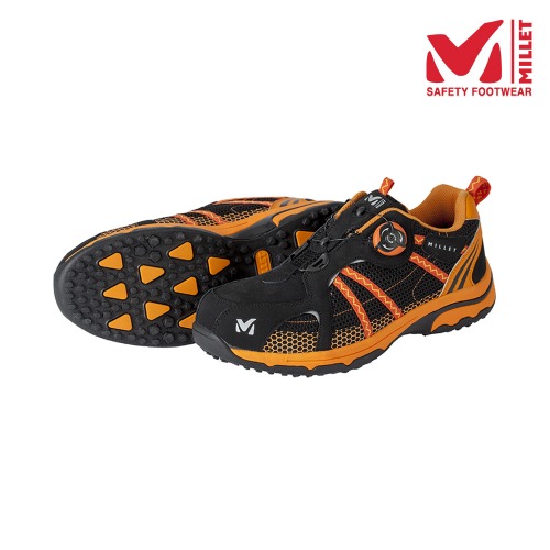 밀레 세이프티 M-013 안전화 4인치 (블랙&amp;오렌지) 최가도매몰 사업자를 위한 도매몰 | 안전화 산업안전용품 도매
