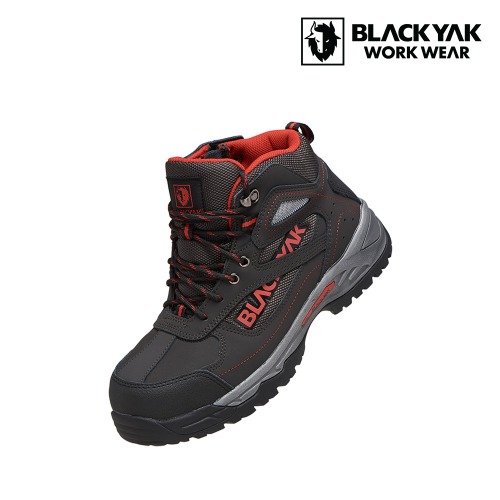 블랙야크 안전화 YAK-66 6인치 (블랙&amp;레드) 최가도매몰 사업자를 위한 도매몰 | 안전화 산업안전용품 도매