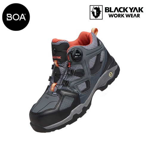 블랙야크 안전화 YAK-54 다이얼 5인치 (그레이) 최가도매몰 사업자를 위한 도매몰 | 안전화 산업안전용품 도매