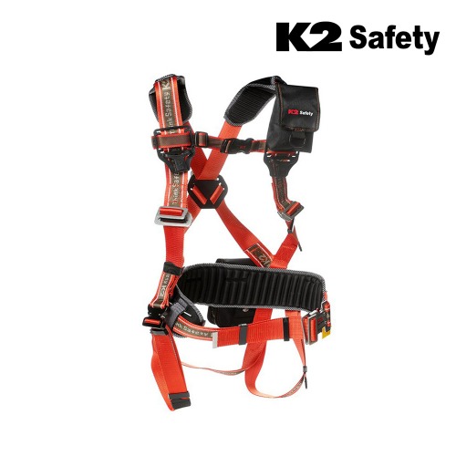 K2 세이프티 KB-9202 안전벨트 (전체식) (오렌지) 최가도매몰 사업자를 위한 도매몰 | 안전화 산업안전용품 도매