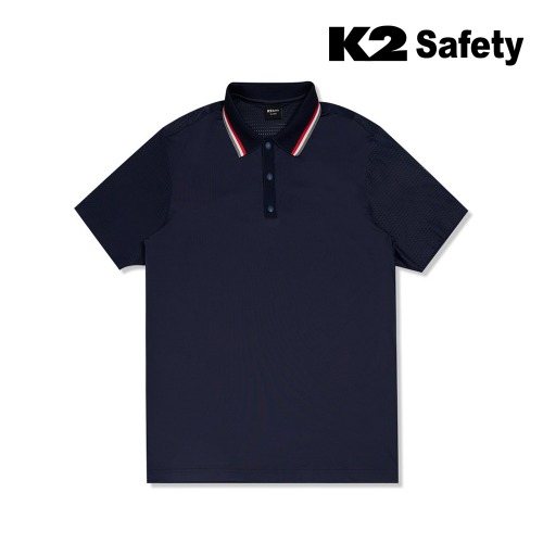 K2 세이프티 TS-223R 티셔츠 (네이비) 최가도매몰 사업자를 위한 도매몰 | 안전화 산업안전용품 도매