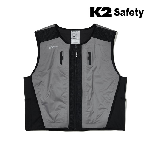 K2 세이프티 리유저블 쿨링베스트2 조끼 (쿨그레이) 최가도매몰 사업자를 위한 도매몰 | 안전화 산업안전용품 도매