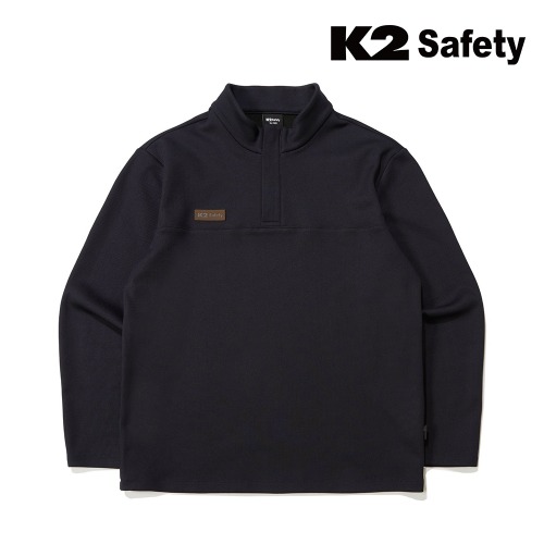 K2 세이프티 동계 상의 티셔츠 TS-F3201(Navy) 최가도매몰 사업자를 위한 도매몰 | 안전화 산업안전용품 도매