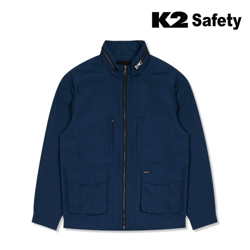 K2 세이프티 JK-124R 자켓 (네이비) 최가도매몰 사업자를 위한 도매몰 | 안전화 산업안전용품 도매