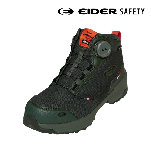 아이더 ES 608 (카키) 다이얼 논슬립 안전화 (6인치) 최가도매몰 사업자를 위한 도매몰 | 안전화 산업안전용품 도매