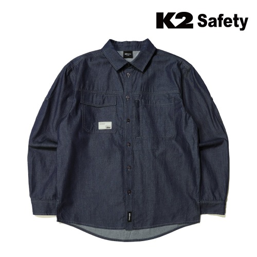 K2 세이프티 SH-4401 셔츠 (네이비) 최가도매몰 사업자를 위한 도매몰 | 안전화 산업안전용품 도매