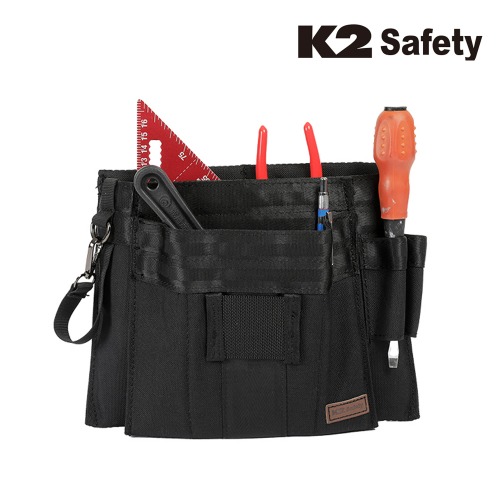 K2 세이프티 KBT-B04 중형 공구파우치 (블랙) 최가도매몰 사업자를 위한 도매몰 | 안전화 산업안전용품 도매