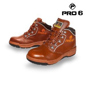 프로6 PRO6-621Y 안전화 6인치 (브라운) 최가도매몰 사업자를 위한 도매몰 | 안전화 산업안전용품 도매