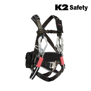 K2 세이프티 KB-9203(Y) (전체식-일체형더블) 안전벨트 (브라운) 최가도매몰 사업자를 위한 도매몰 | 안전화 산업안전용품 도매