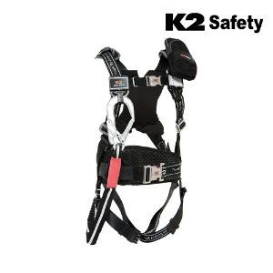 K2 세이프티 KB-9503 (전체식-일체형싱글) 안전벨트 (블랙) 최가도매몰 사업자를 위한 도매몰 | 안전화 산업안전용품 도매