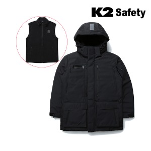 K2 세이프티 21JK-F103 패딩자켓 (블랙) 최가도매몰 사업자를 위한 도매몰 | 안전화 산업안전용품 도매