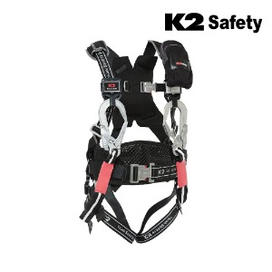 K2 세이프티 KB-9503(Y) (전체식-일체형더블) 안전벨트 (블랙) 최가도매몰 사업자를 위한 도매몰 | 안전화 산업안전용품 도매