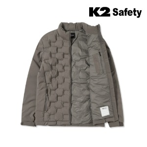 K2 세이프티 JK-F2102 슬림패딩자켓 (브라운) 최가도매몰 사업자를 위한 도매몰 | 안전화 산업안전용품 도매