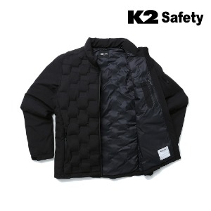 K2 세이프티 21JK-F102 슬림패딩자켓 (블랙) 최가도매몰 사업자를 위한 도매몰 | 안전화 산업안전용품 도매