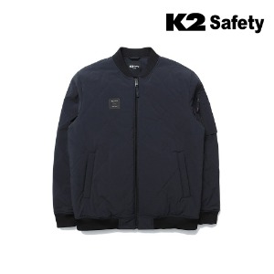 K2 세이프티 21JK-F105 블루종 패딩자켓 (다크 네이비) 최가도매몰 사업자를 위한 도매몰 | 안전화 산업안전용품 도매