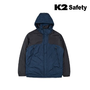 K2 세이프티 21JK-F121R 패딩자켓 (다크 블루) 최가도매몰 사업자를 위한 도매몰 | 안전화 산업안전용품 도매