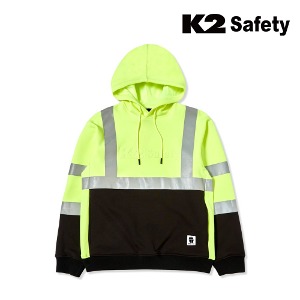 K2 세이프티 TS-F2203 후드티 (라이트옐로우) 최가도매몰 사업자를 위한 도매몰 | 안전화 산업안전용품 도매