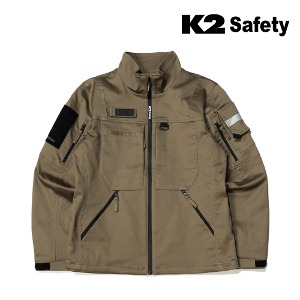 K2 세이프티 JK-A4102 자켓 (W) (베이지) 최가도매몰 사업자를 위한 도매몰 | 안전화 산업안전용품 도매