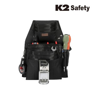 K2 세이프티 KBT-B02 공구파우치 10구 (블랙) 최가도매몰 사업자를 위한 도매몰 | 안전화 산업안전용품 도매