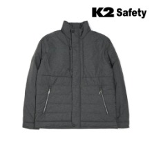 K2 세이프티 퀼팅 패딩 자켓 21JK-F134R (그레이) 최가도매몰 사업자를 위한 도매몰 | 안전화 산업안전용품 도매